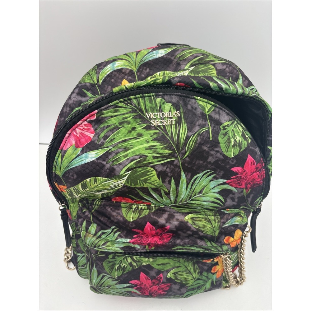 Victoria's Secret Floral Tropical Paradise City Backpack - Picture 10 of 12